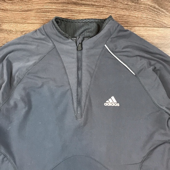Adidas Climacool Women’s Running Supernova 1/4 Zip Noble Gray Sweatshirt Size M - Picture 2 of 7